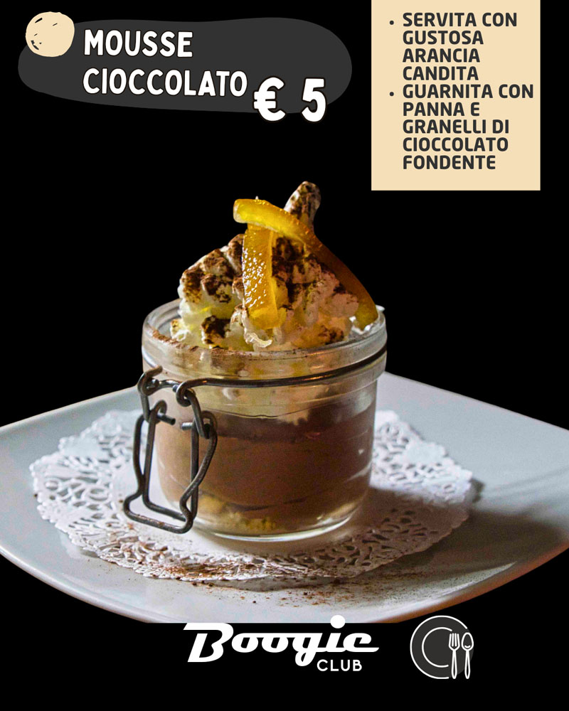 Boogie Club - MOUSSE CIOCCOLATO