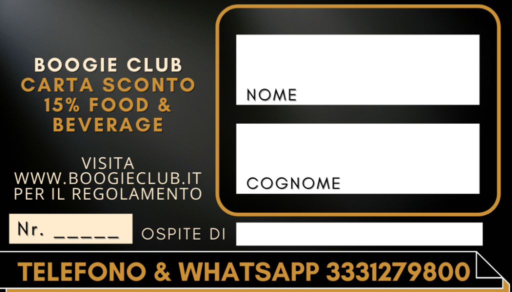 GOLDEN ARTIST CARD - GUEST